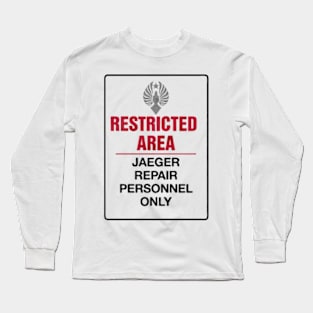 Forbidden Zone Repair restricted area Long Sleeve T-Shirt